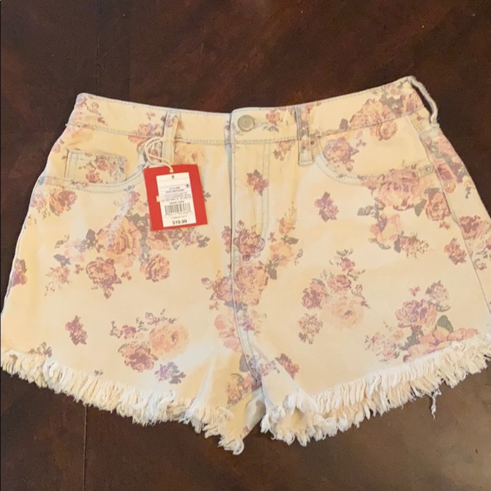 Mossimo High Rise Short NWT Rosey Wash